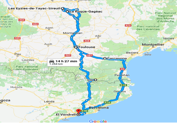 RUTA DE 7 DIAS POR FRANCIA ZONA PERIGORD